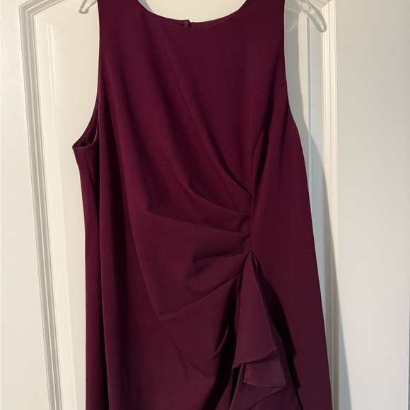 Adrianna Papell Deep Cabernet Gown - Picture 1 of 5